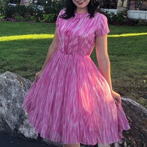 Pink vintage dress